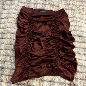 Maroon Guess Skirt set
